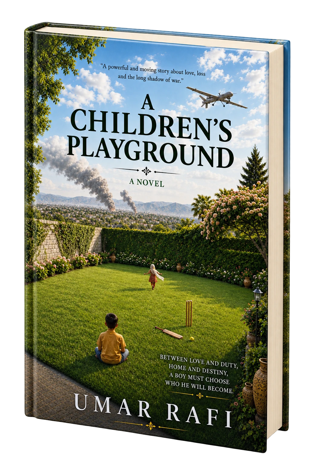 A Children’s Playground shown as a hardcover book
